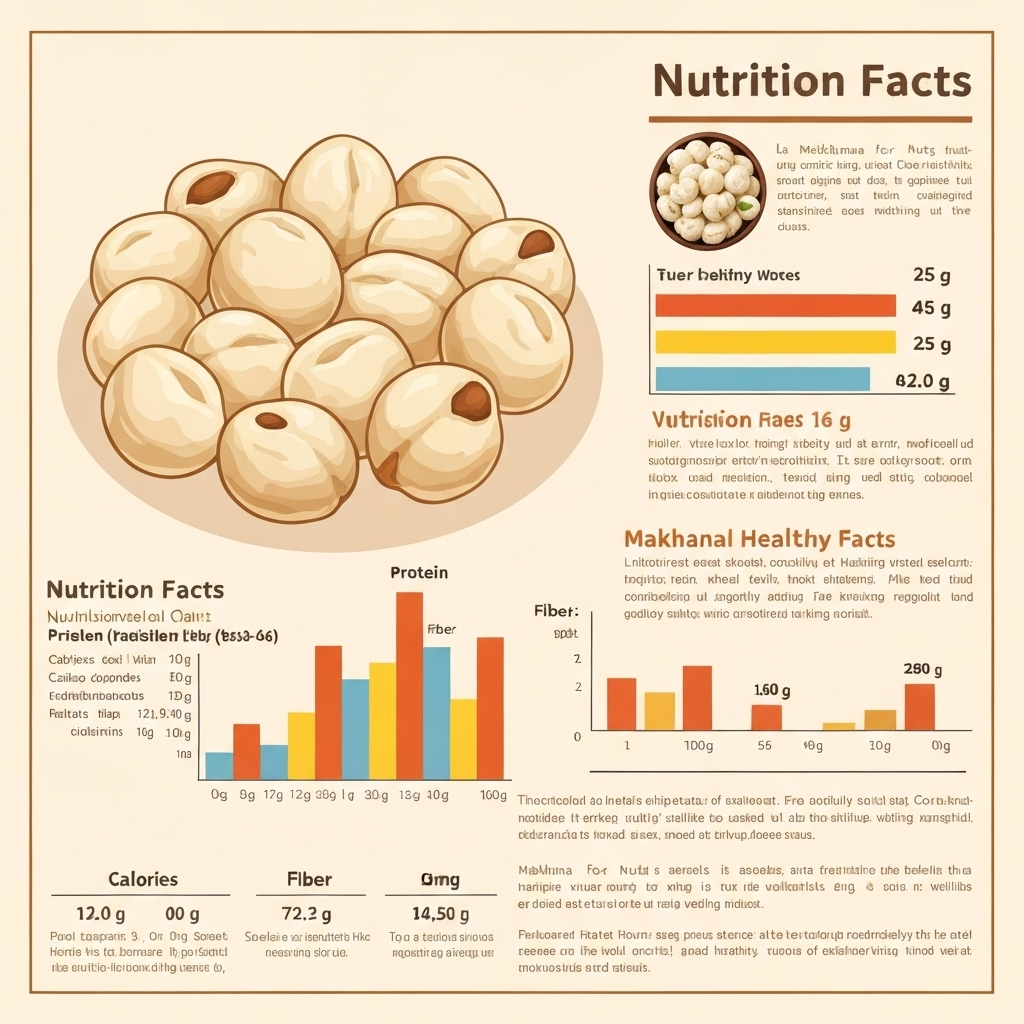 Makhana Nutrition Chart