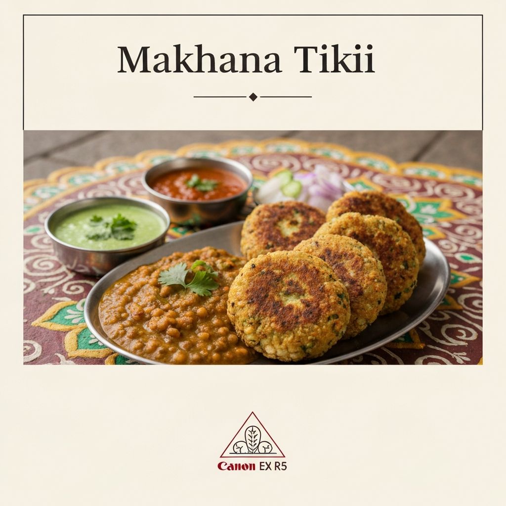 Phool Makhana Tikki